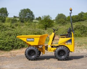 1.5 Ton Swivel Dumper available to hire in Ivybridge