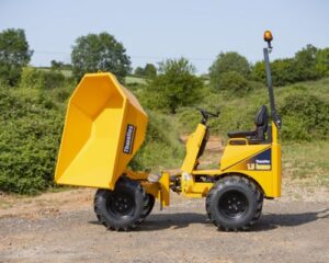 1.5 Ton Swivel Dumper available to hire in Ivybridge